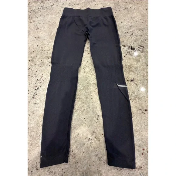 Champion Duo Dry Black Leggings Size M Athletic Compression - Picture 2 of 5